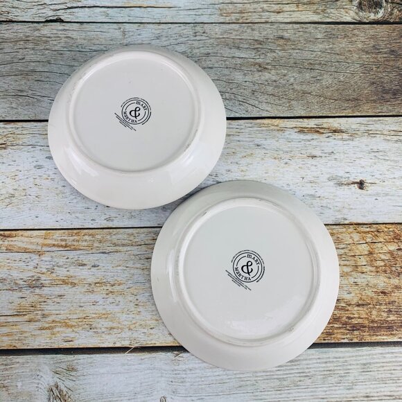 Mary & Martha 2016 NEW MERCIES White Blue Floral Design Cups and Saucers Set 2 - Picture 3 of 11